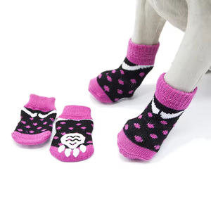 Chaussettes antidérapantes pour chien en latex respirant, design personnalisé, avec protections pour les pattes, pour la marche en extérieur - Product Image 6