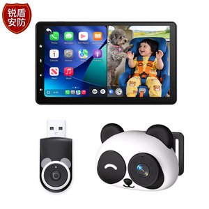 Carplay <b>Adapter</b> Portable Usb <b>Wireless</b> CarPlay Box With Baby Monitor Camera For Vehicle Use - Product Image 1