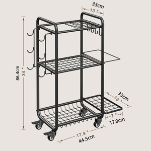 Multifunctional Home Gym Storage Rack, Yoga Mat Storage Rack, <b>Dumbbell</b> Rack and Fitness Equipment Storage Rack - Product Image 2