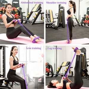 Ejercitador Abdominal Elástico <span class=keywords><strong>de</strong></span> 4 Tubos <span class=keywords><strong>con</strong></span> Agarre, Cuerda <span class=keywords><strong>de</strong></span> Resistencia <span class=keywords><strong>con</strong></span> Pedal <span class=keywords><strong>de</strong></span> TPE, <span class=keywords><strong>Banda</strong></span> <span class=keywords><strong>de</strong></span> Resistencia, Gran Venta - Product Image 6