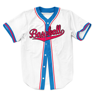 Veste de baseball personnalisée par sublimation thermique, manteau de sport avec patch brodé, uniforme de softball, maillot de baseball unisexe - Product Image 2