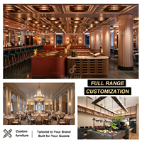 Meubles de restaurant, hôtel et café modernes de haute qualité, mobilier commercial pour salle à manger, meubles d'hôtel 5 étoiles, ensembles de tables et de chaises