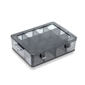 Boîte à outils portable en plastique avec plateau et organiseurs, incluant un coffret de rangement amovible pour outils - Product Image 3
