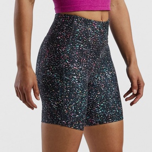 Shorts de course 2-en-1 pour femmes, style camouflage, avec poches, pour le sport et la course à pied, grandes tailles, pour athlètes et femmes enceintes - Product Image 3