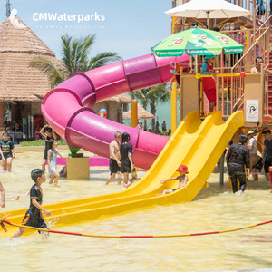 Toboggan aquatique familial <span class=keywords><strong>de</strong></span> taille moyenne, piscine à pagaies, <span class=keywords><strong>maison</strong></span> aquatique pour enfants, équipement <span class=keywords><strong>de</strong></span> divertissement amusant - Product Image 1