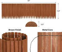 Panel de Cerca Decorativa para Jardín, Valla de Madera para Exteriores, Venta al Por Mayor