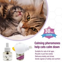 Kit de recharge pour diffuseur apaisant pour chat avec huile de valériane favorisant la relaxation et améliorant le sommeil pour soulager le stress