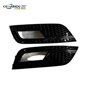 Nouvelle <span class=keywords><strong>grille</strong></span> inférieure de remplacement en plastique pour pare-chocs avant, motif nid d'abeille, pour Audi A4 S4 RS4 2013-2016, pour la zone des feux antibrouillard - Product Image 3