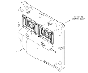 485-5429 20R-8220 Groupe de commande électronique pour 352F 336F L 374F L 390F 374F 349F L Pièces de machines de construction - Product Image 2