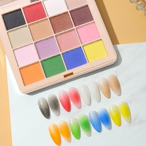 Pigmento Sólido de 16 Colores, Polvo Ultrafino para Arte de Uñas, Paleta de Polvos de Pigmento para Uñas - Product Image 2