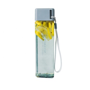 Gym Fitness 500ml Plastic Water Bottle Sports