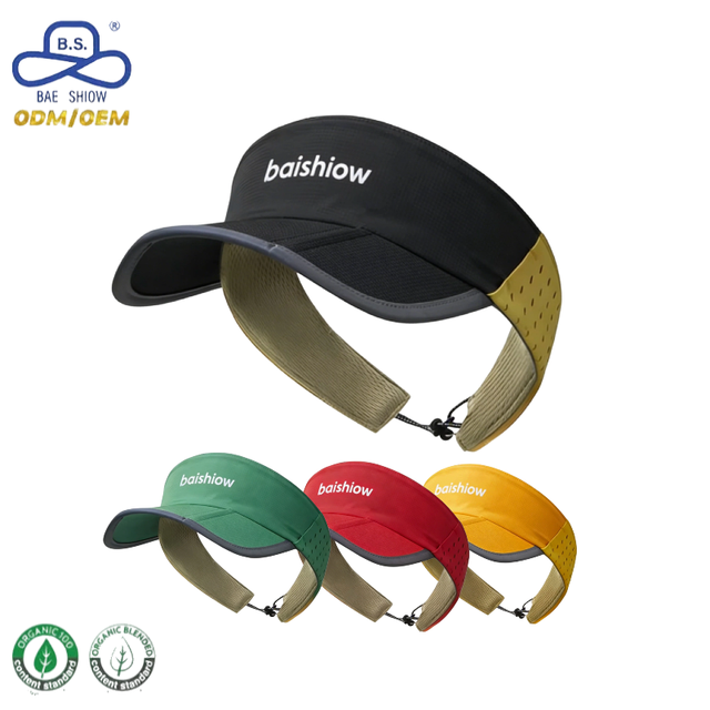 Custom Sunshade Outdoor Sports Daily Cap Adjustable Visors with Printing Logo for Cycling Running Travel Fishing Golf Sport