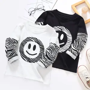 Children's Shirts Spring and Autumn New Style Boys' and Girls' Personality Fashion Children's Shirts Baby Top
