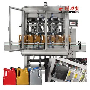 Solidpack High Quality Lubricant Engine Oil And Packing Antifreeze Filling Machine