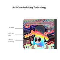 Anti-contrefaçon Original authenticité impression sceau Transparent 3D étiquette de sécurité autocollants d'hologramme personnalisés