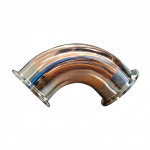 <span class=keywords><strong>Coude</strong></span> en cuivre/acier inoxydable violet 1.5 "2" 90 ° avec filetage intérieur pour machines à boissons et à vin - Product Image 1