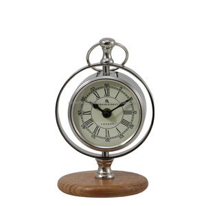 Cao Bạc tráng cạnh giường ngủ đồng hồ báo thức trong kim loại với thiết kế độc đáo hoàn hảo cho phòng khách buổi sáng Wake-up cụ - Product Image 5