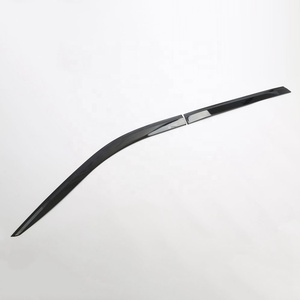 Accesorios Exteriores, Parasoles Laterales para Ventanas, Visera para Lluvia, Visera para Puerta, Cromado Negro para 2019 - Product Image 6