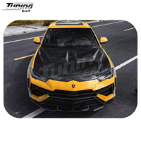 Capot moteur en fibre de carbone sèche style 101 pour Lamborghini Urus S 2022+ Kit de conversion amélioré