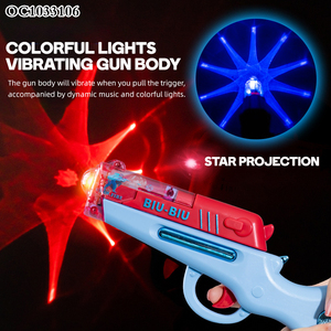 B/O lumière clignotante super électrique enfants jouet musique <span class=keywords><strong>flare</strong></span> pistolet jouets pour enfants - Product Image 3