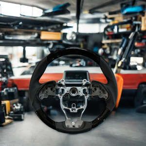 <span class=keywords><strong>ขาย</strong></span>ร้อน 15 นิ้วสไตล์กีฬาหนังพวงมาลัยโตโยต้ารุ่น Estima Prius Corolla Fortuner มงกุฎหนึ่งAvanzaที่กําหนดเองสีขาว - Product Image 2