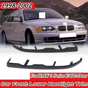 Moulure de garniture de phare avant inférieur StarNav pour BMW Série 3 E46 Coupé Cabriolet 1998-2002 2 portes, côté conducteur gauche, kit carrosserie - Product Image 4