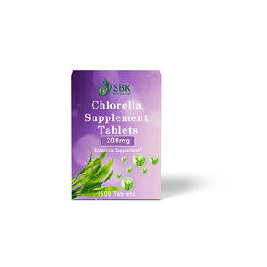 Comprimés de chlorelle OEM ODM, alpha-carotène, glucides totaux, peut soutenir le système digestif, comprimés de vitamine A - Product Image 1