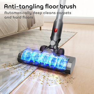 Aspirateur balai sans fil 6-en-1 avec filtre HEPA, support mural, bac à poussière 0,8 L, léger, pour la maison, logo personnalisé, OEM - Product Image 5