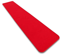 Roter Design-Wohnzimmerteppich Große Größe Schlichter Stil Klassischer Handgeknüpfter Wollteppich