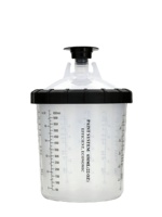 Gobelet à peinture de 200, 400, 650, 850 ml, 125 microns, pour peinture à l'eau