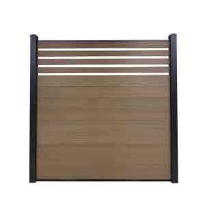 Panneaux <span class=keywords><strong>de</strong></span> clôture WPC co-extrudés, panneaux <span class=keywords><strong>de</strong></span> clôture <span class=keywords><strong>de</strong></span> <span class=keywords><strong>jardin</strong></span> composites <span class=keywords><strong>pour</strong></span> la protection <span class=keywords><strong>de</strong></span> l'intimité à domicile, protection <span class=keywords><strong>de</strong></span> voie d'accès, treillis <span class=keywords><strong>en</strong></span> fer, plastique et <span class=keywords><strong>bois</strong></span>, portails - Product Image 5