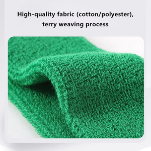 Factory Wholesale Custom Embroidered Logo Braided Cotton Christmas Tennis Sport Wristband Sweatbands <strong>Headband</strong> Set For Women Kids - Product Image 3