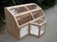 Maison d'animaux en bois, hamster d'inde, cochon d'inde