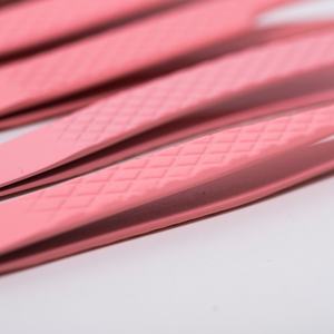 Pince à épiler pour cils Pinky leem avec logo personnalisé, pointe en fibre, 45, 75, 90 degrés, pince à épiler nano-grip, pince à épiler pour extensions de cils - Product Image 3