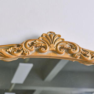 Living Room Rustic Eco-friendly <b>Vintage</b> Luxury <b>Gold</b> Color Wooden Frame Large <b>Mirror</b> - Product Image 5