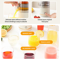 Mini Fruit Sinaasappel Slow Juicer Draagbare Elektrische Verse Sap Citrusvruchten Extractor Machine Pers Juicer