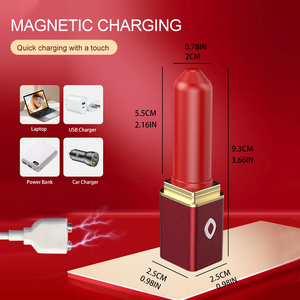 Vibrateur miniature LOTUSIF en forme de rouge à lèvres, 12 vitesses, vibrations puissantes, jouet intime pour femmes, jouet sexuel portable pour adultes. - Product Image 3