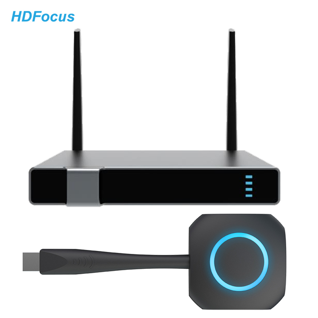 4K 1080P Wireless HDMI Transmitter and Receiver Kit for TV Monitor Projector with Audio Video Transmission