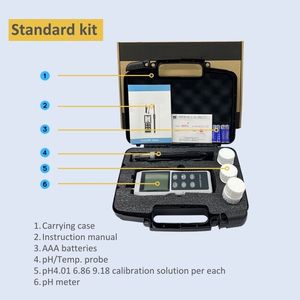 <strong>pH</strong> <strong>Meter</strong> Low Cost Portable Digital <strong>pH</strong> <strong>Meter</strong> Complete Kit With <strong>pH</strong> Sensor Temp Sensor Large LCD for Water Quality Testing - Product Image 6