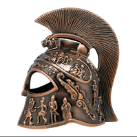 Özelleştirilmiş çinko alaşımı İtalya roma kask, roma turistik hediyelik eşya antika 3D Metal kask