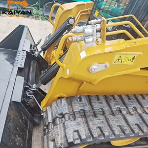 Cargadora de orugas usada CAT 299D3 de alto rendimiento para trabajos agrícolas, paisajismo, demolición y construcción en espacios reducidos. - Product Image 5