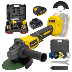 Meuleuse d'angle à moteur sans balais de qualité professionnelle 21V Charge rapide Interrupteur coulissant Parfait pour les soudeurs et les ouvriers en acier - Product Image 1