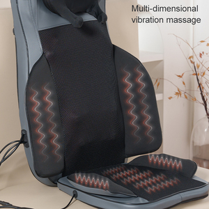 Elektrische Nek Schouder Hele Rug Shiatsu <span class=keywords><strong>Thai</strong></span> Trapezius Massager Kneden Stoel Vibrerende Massage Kussen Matras Met Warmte - Product Image 6