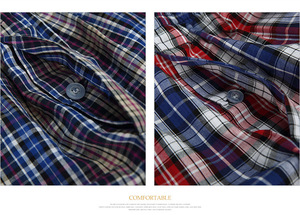 Calzoncillos de Algodón 100% Tejido de Alta Calidad para Hombre, Diseño Clásico a Cuadros, Ropa Interior Masculina Suave y Transpirable - Product Image 6