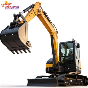 รถขุดขนาดเล็ก Hangood XE60G กำลัง 36.8 กิโลวัตต์ ความลึกในการขุด 6130 มม. เสียงรบกวนต่ำ เหมาะสำหรับงานในเมือง เครื่องจักรก่อสร้างทางวิศวกรรม - Product Image 1