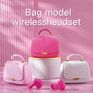 Auriculares inalámbricos con cancelación de ruido para mujer y niña, diseño de bolso, auriculares únicos listos para jugar con Control táctil de carga rápida - Product Image 6