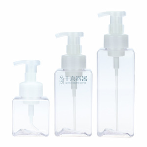 ขวดโฟม PETG สี่เหลี่ยม ขนาด 250 มล. 450 มล. 650 มล. สำหรับใส่เจลแอลกอฮอล์ล้างมือ มูสล้างหน้า ขวดจ่ายโฟม - Product Image 6