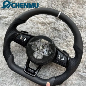 <span class=keywords><strong>Volante</strong></span> de Cuero y Fibra de Carbono Personalizado para VW Volkswagen Passat B8 R Polo GTD GTE Jetta Golf MK5677.5 GTI <span class=keywords><strong>Precio</strong></span> de Fábrica - Product Image 3