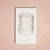 Logo imprimé personnalisé de luxe grande grande robe de mariée robe de mariée boîte d'emballage pour robe