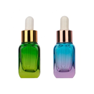 Botella de Vidrio Plana de Lujo para Cosméticos con Diseño Cuadrado <span class=keywords><strong>ESTEL</strong></span> para Crema Facial y Envase de Aceites Esenciales y Sueros - Product Image 1